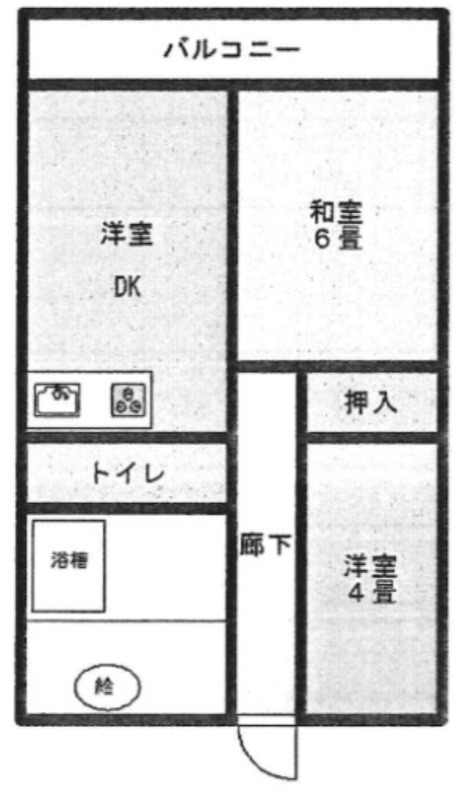 蓮根ペガサスビルの間取り