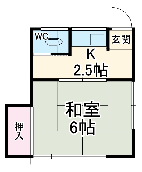 内野荘の間取り