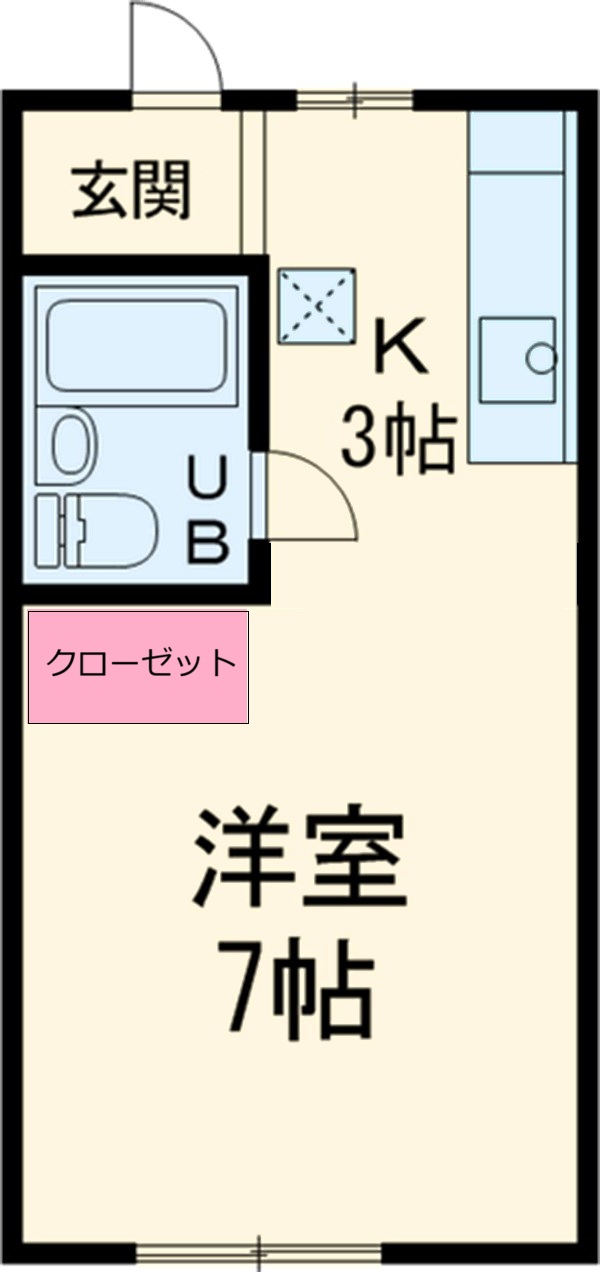 キャッスルエトウBの間取り