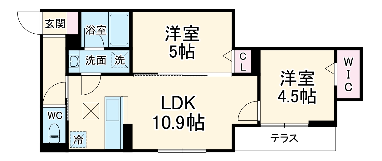 セレスティア六町Ⅳの間取り