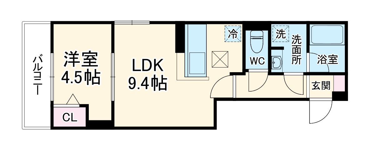 セレスティア六町Ⅳの間取り