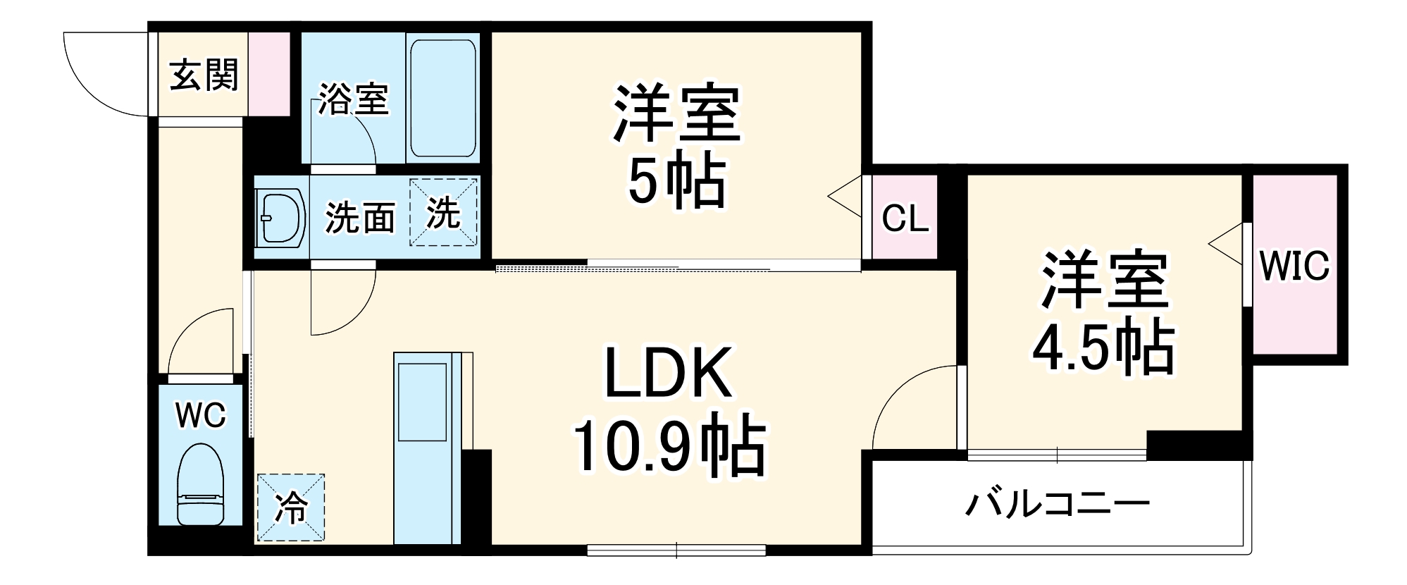 セレスティア六町Ⅳの間取り