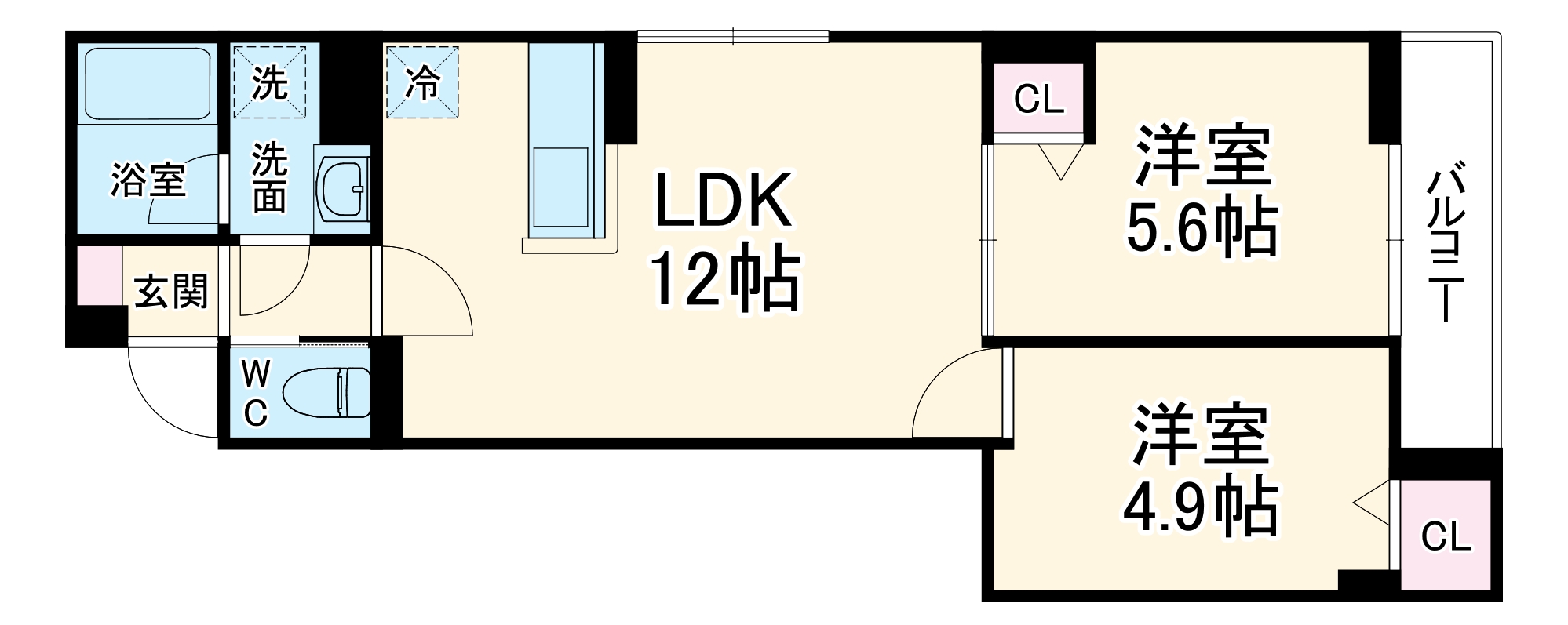 セレスティア六町Ⅳの間取り