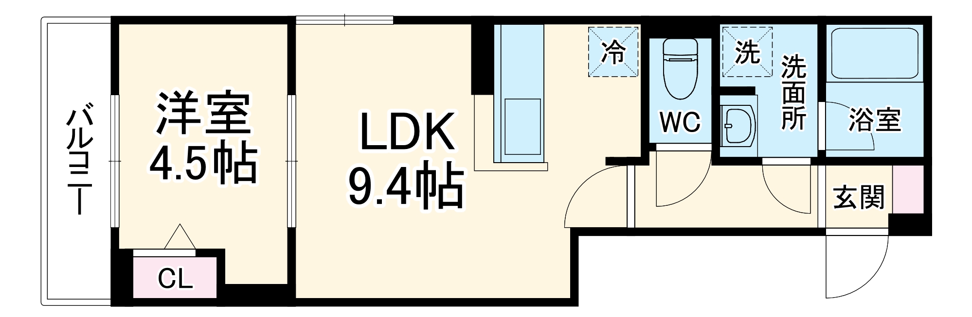 セレスティア六町Ⅳの間取り