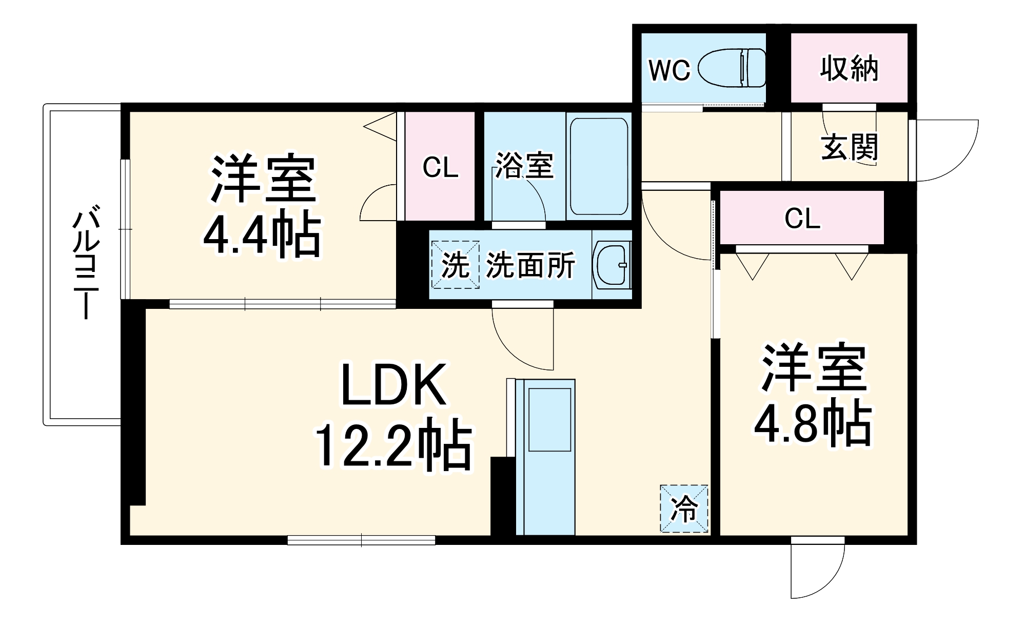 セレスティア六町Ⅳの間取り