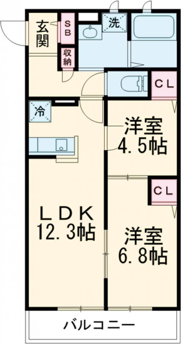 グレイス芝久保の間取り