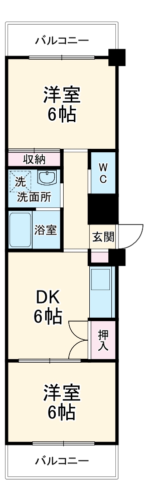 エリータ守口の間取り