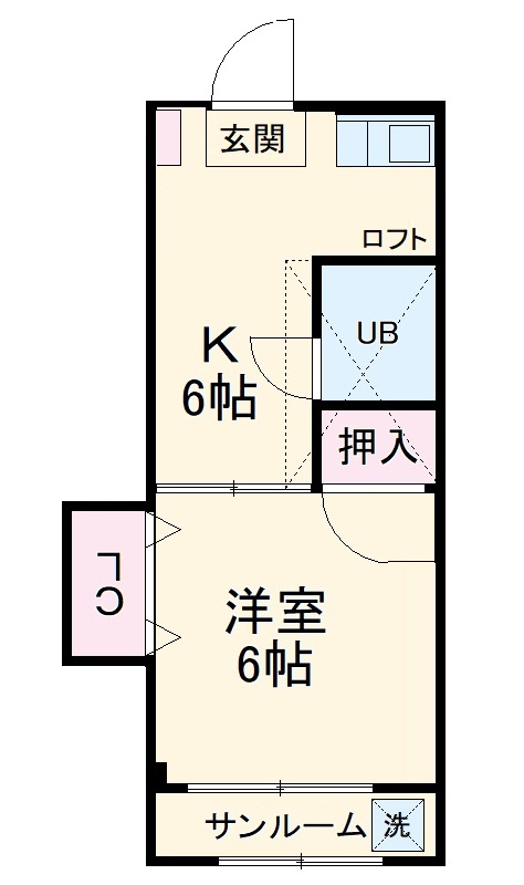 メゾンベルジュの間取り