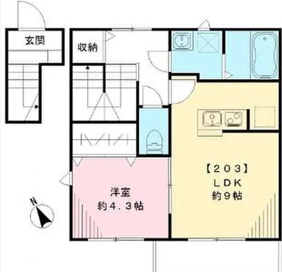 メープル吉祥寺の間取り