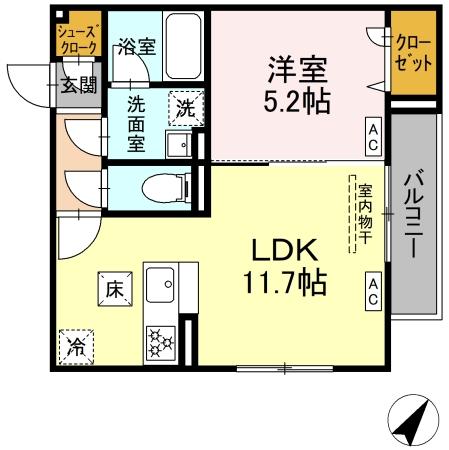 D-ROOM豊田の間取り