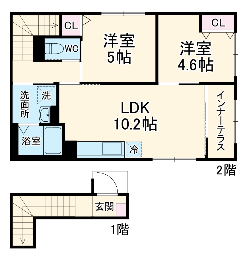 ステラ緑園の間取り