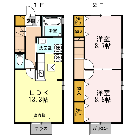 グランドシャトー長久手の間取り