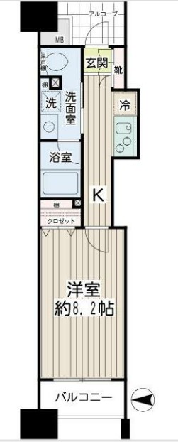エクセル川崎WESTの間取り