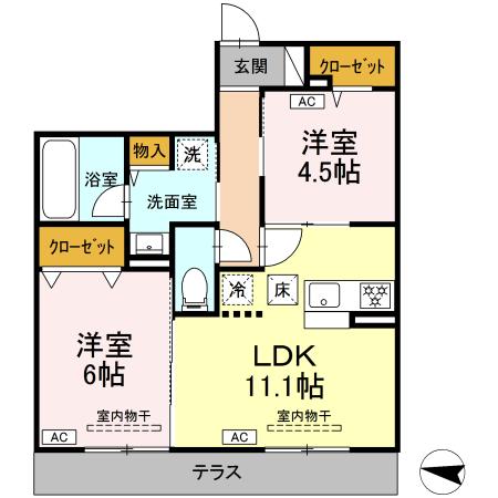 Vista Fujiの間取り
