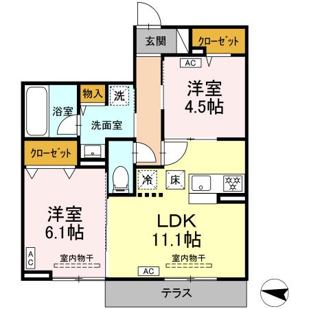 Vista Fujiの間取り