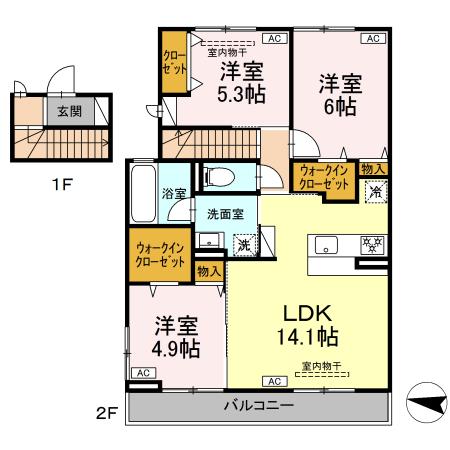 Vista Fujiの間取り