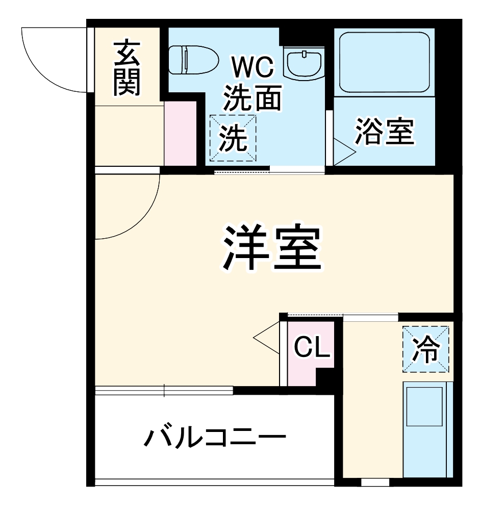ベイルーム東本厚木の間取り