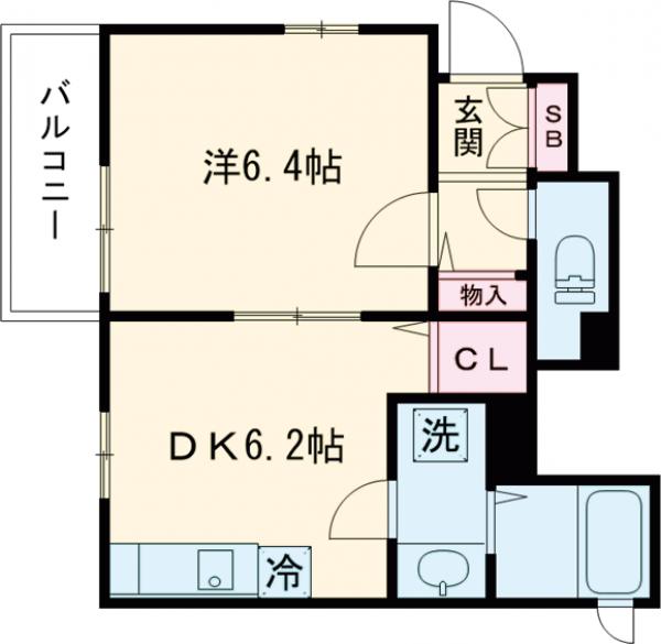 メゾンフルールの間取り