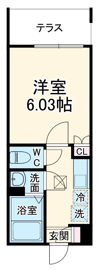 フルセイル中山Ⅱの間取り
