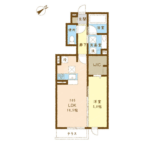 オリーブの間取り