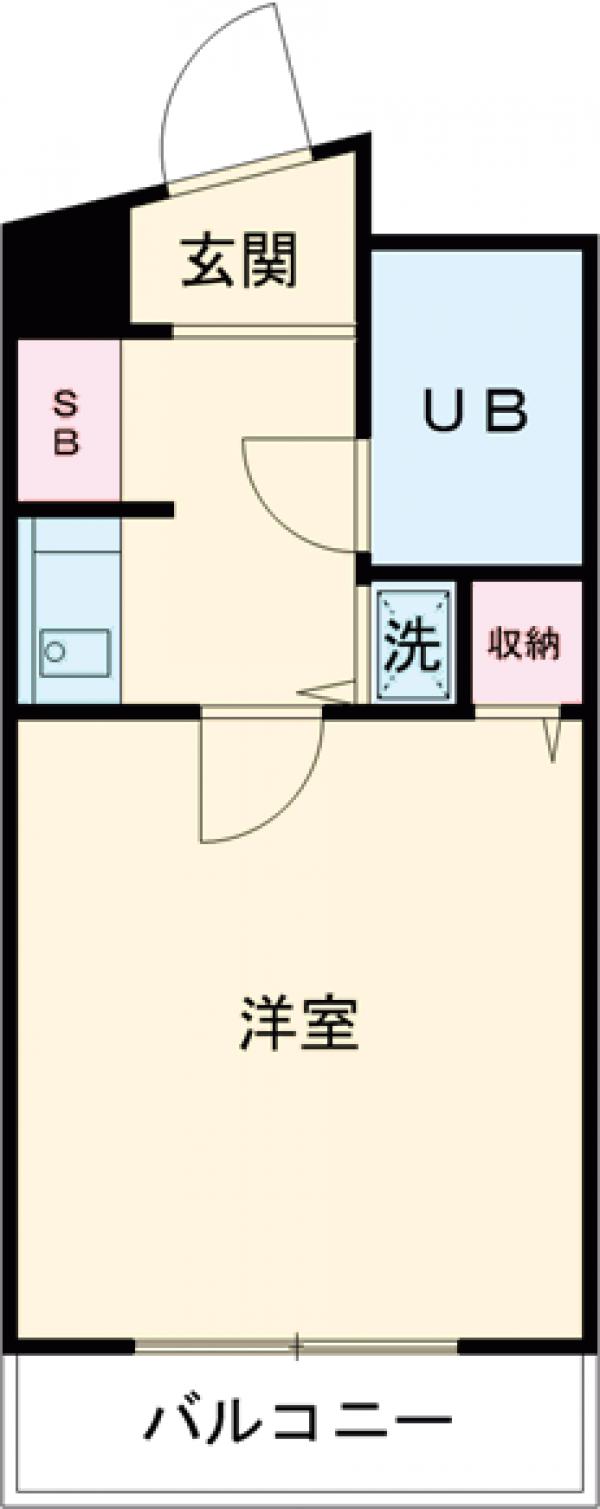 扶桑ハイツ亀有の間取り