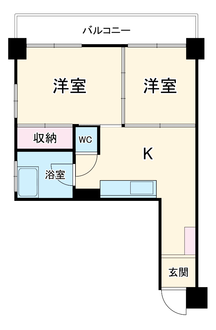 平沢松戸荘の間取り