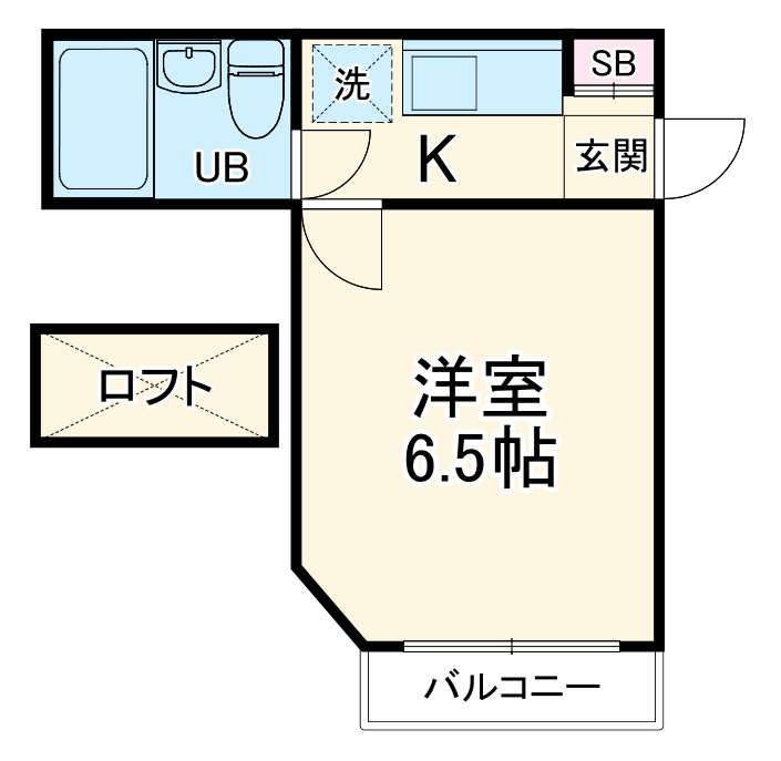 ジュネパレス松戸第103の間取り