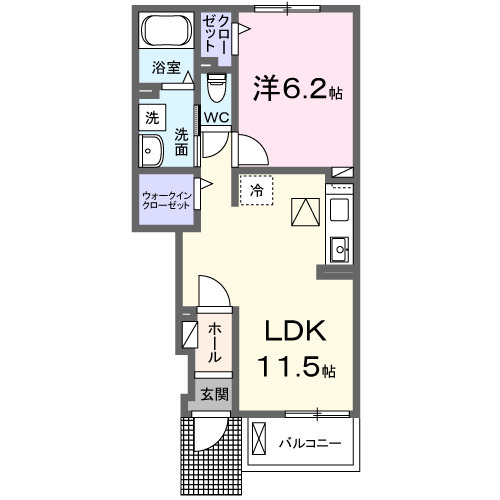 アヴァンセ オオクテの間取り