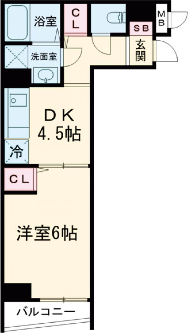 クリアル落合南長崎の間取り