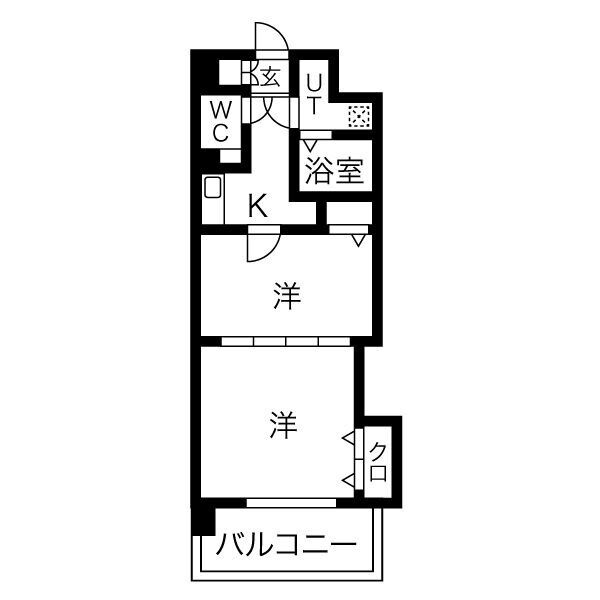 セントラル名古屋の間取り