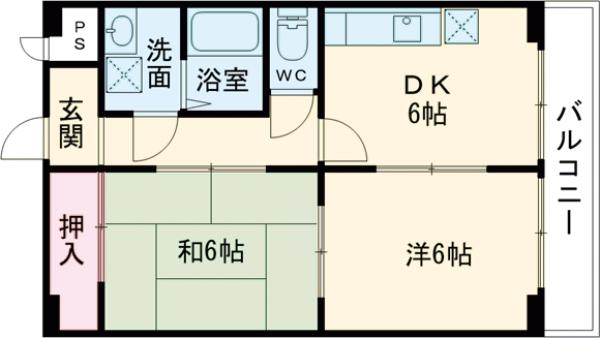 第2グレース安田の間取り