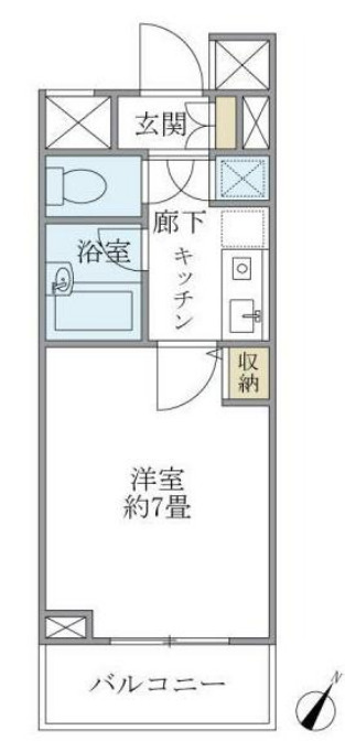 ティアラ三軒茶屋の間取り
