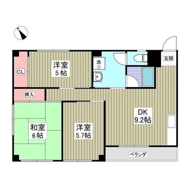 ヴィラ代官山北棟の間取り