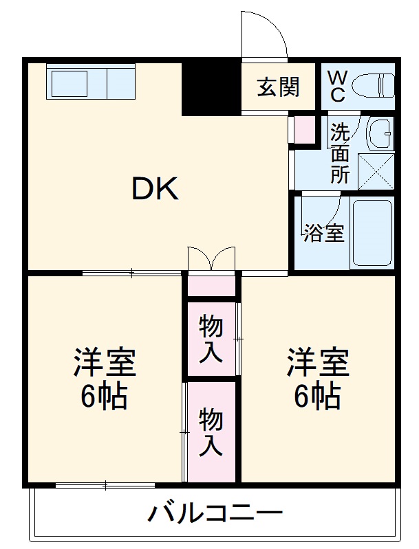 ＣＡＳＡＮＯＡＨ名東 の間取り