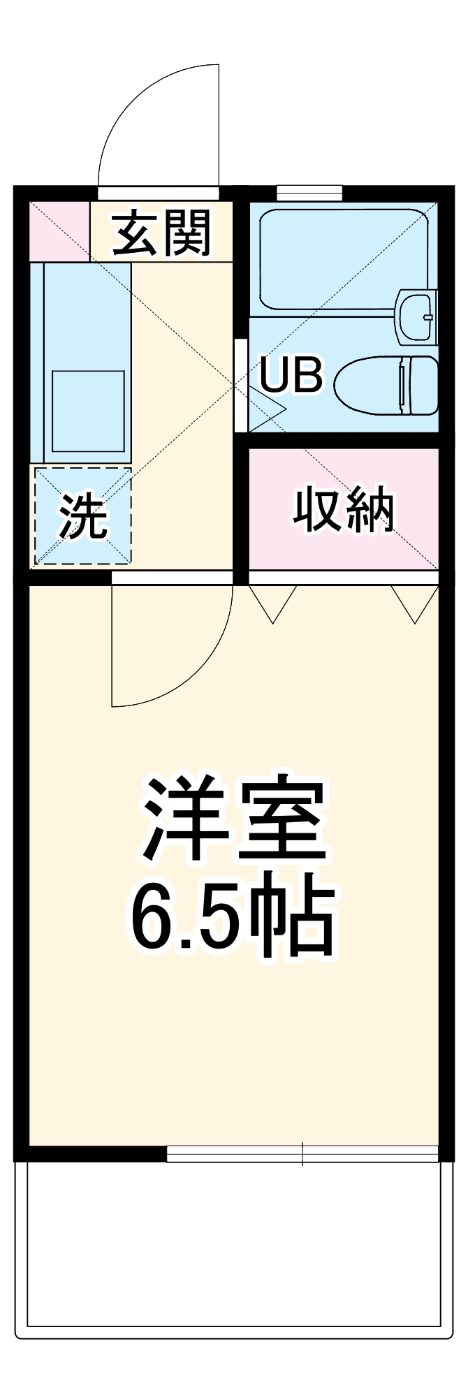六会グリーンハイツの間取り