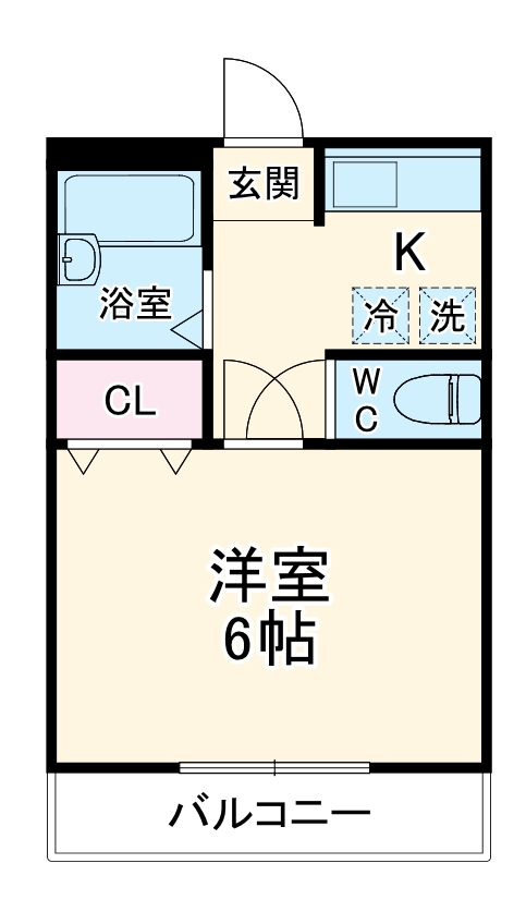 アビタシオン行徳第3の間取り
