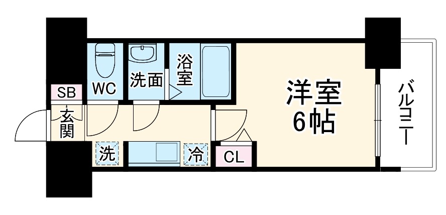 メイクス今池プライムの間取り