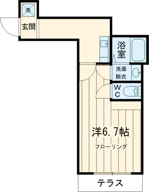 メゾンブランシュ下北沢の間取り