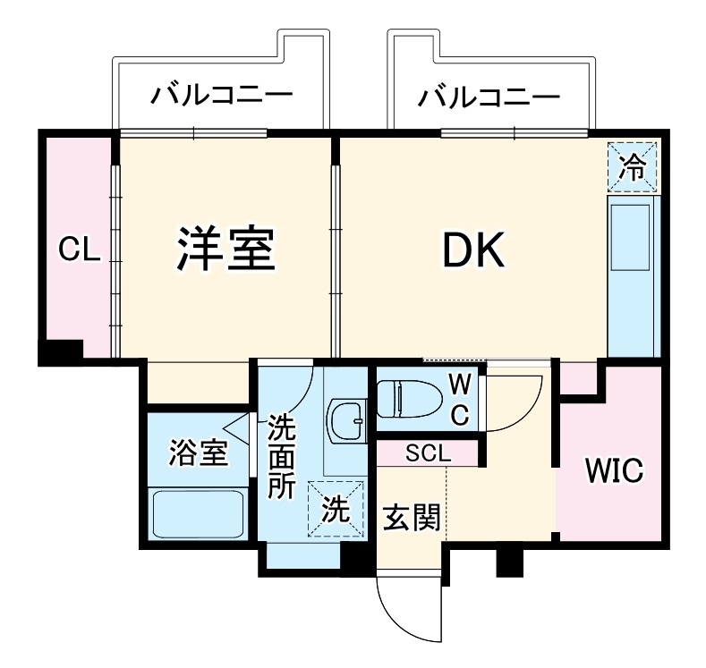 エスポワール若杉マンションの間取り