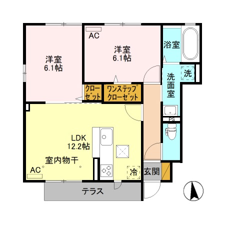 ボナールメゾンの間取り