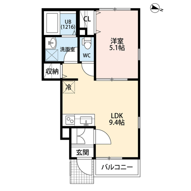 アムール千歳台Ⅰの間取り