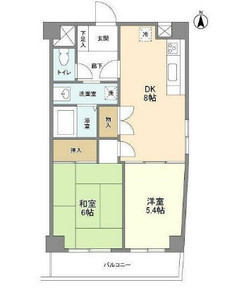 シャトー初台の間取り
