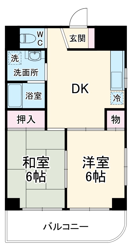 ラシェリール手塚の間取り