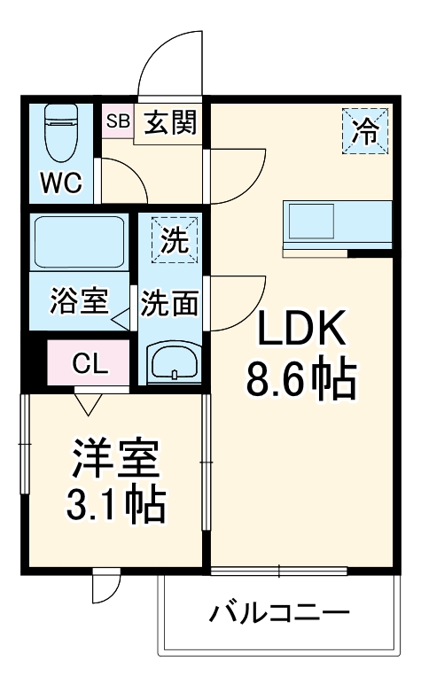 ガーデンヒルズ宮原の間取り