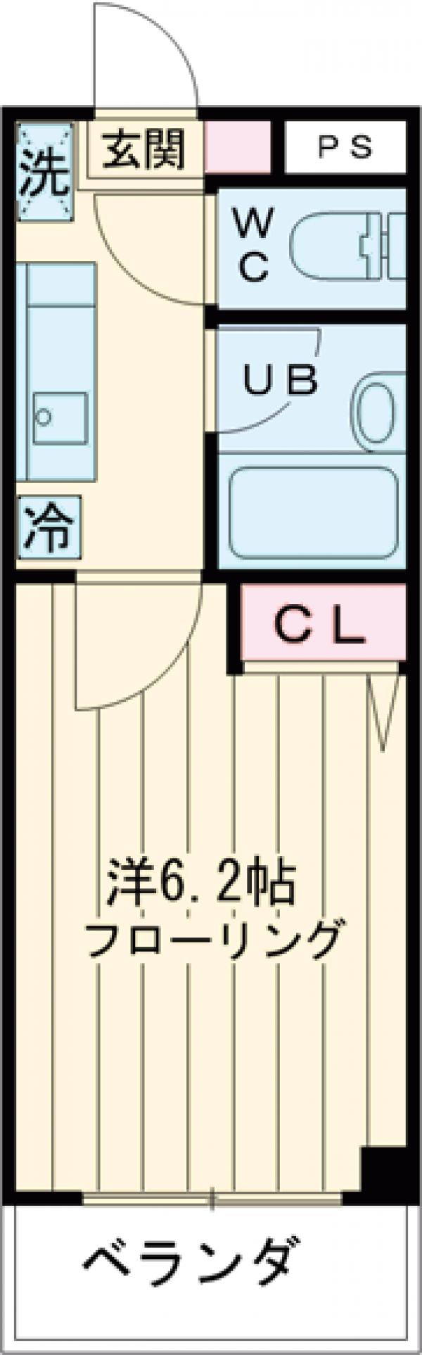 スカイコスモ国領の間取り