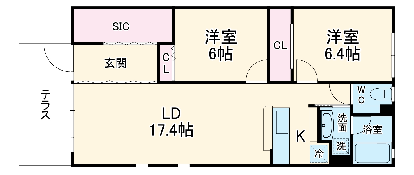 花梨コートの間取り