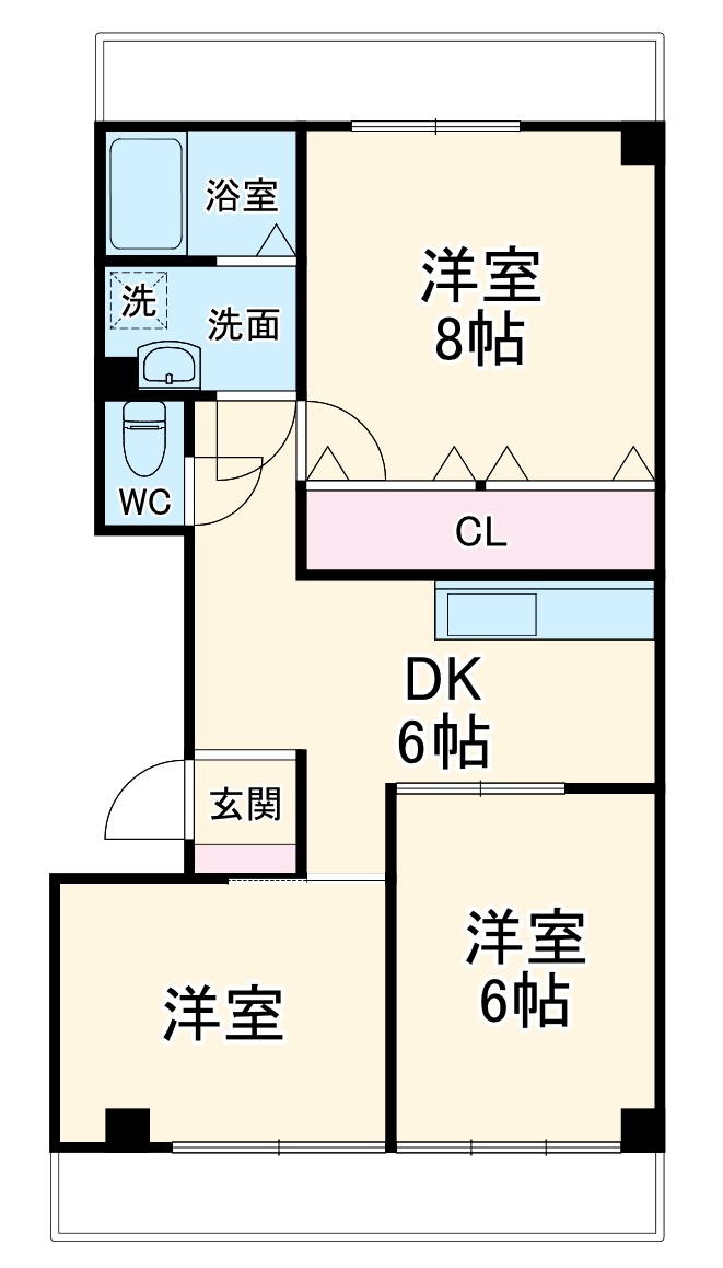 メゾンサーブルの間取り