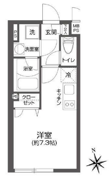LEGALAND高円寺の間取り
