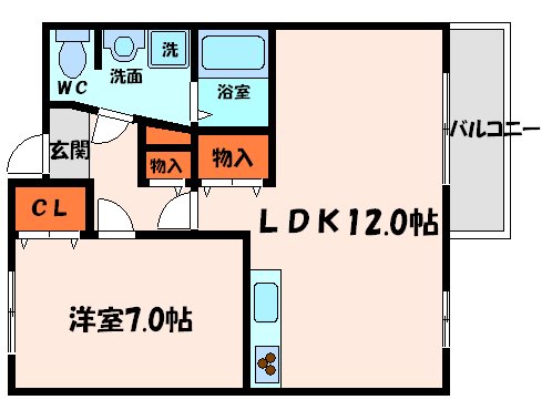 サンピカAの間取り