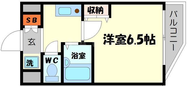 メッセージ関大前の間取り